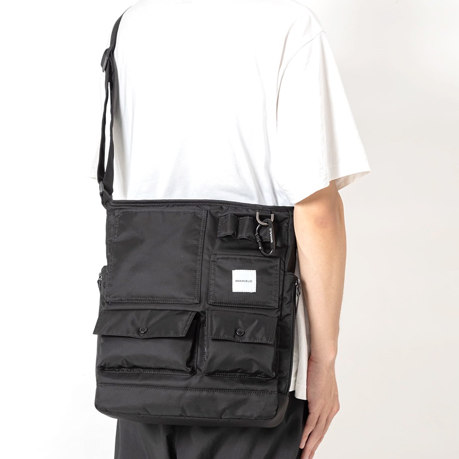 �����٤�Υ٥�ƥ��ա� MAKAVELIC �ޥ���٥�å� SIERRA Grace Multi Pocket Tote Bag ���������ȡ��ȥХå� �ʥ��顼���֥�å��� 3125-10202