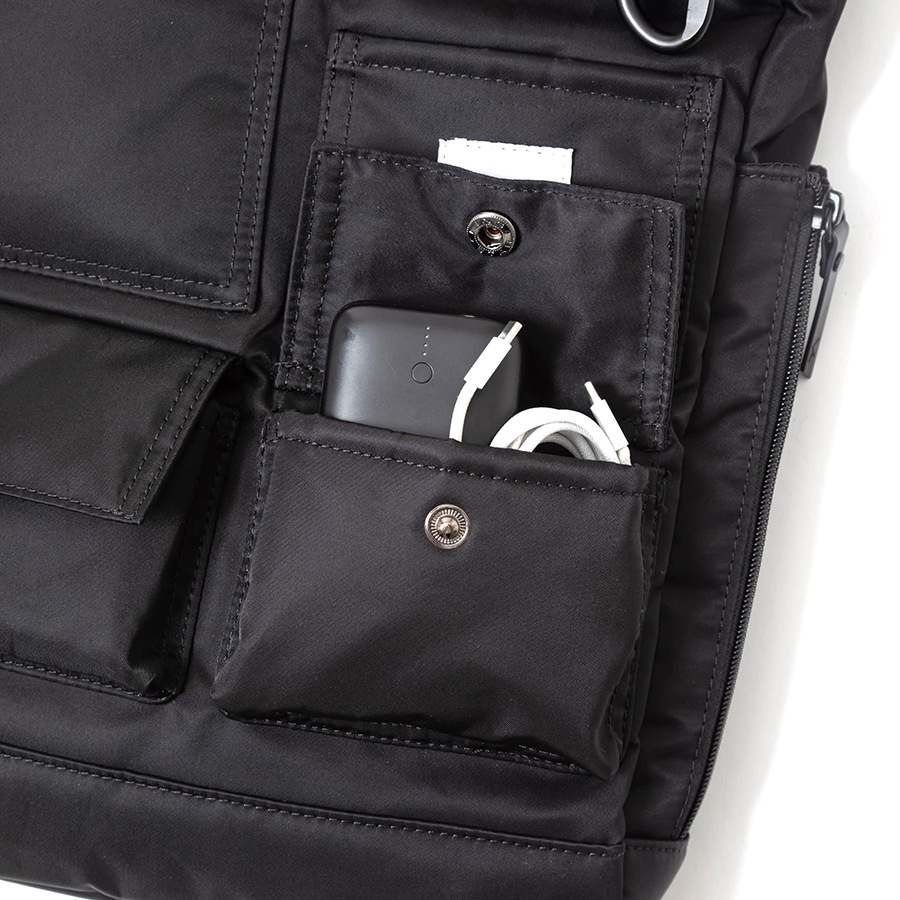 �����٤�Υ٥�ƥ��ա� MAKAVELIC �ޥ���٥�å� SIERRA Grace Multi Pocket Tote Bag ���������ȡ��ȥХå� �ʥ��顼���֥�å��� 3125-10202