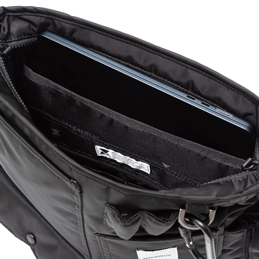 �����٤�Υ٥�ƥ��ա� MAKAVELIC �ޥ���٥�å� SIERRA Grace Multi Pocket Tote Bag ���������ȡ��ȥХå� �ʥ��顼���֥�å��� 3125-10202