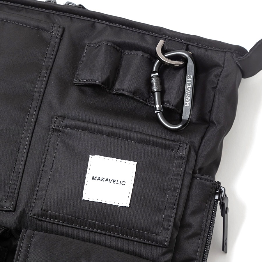 �����٤�Υ٥�ƥ��ա� MAKAVELIC �ޥ���٥�å� SIERRA Grace Multi Pocket Tote Bag ���������ȡ��ȥХå� �ʥ��顼���֥�å��� 3125-10202