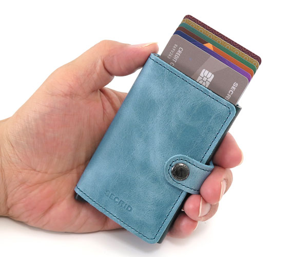【即発送】Secrid Miniwallet Vintage Blue 新品 選べるノベルティ付】 SECRID セクリッド ミニウォレット VINTAGE