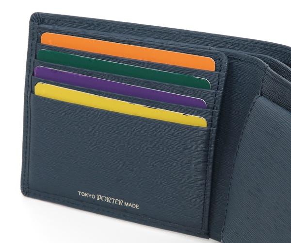 完売品 極美品　PORTER CURRENT WALLET　折り財布　ネイビー 完売品 極美品 PORTER CURRENT WALLET 折り財布 ネイビー - メルカリ