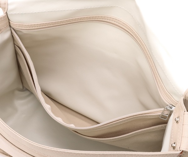 希少★PORTER ポーター ラブ&ピース ショルダーバッグ 2層 ベージュ PORTER ポーター ラブ&ピース ボディバッグ キャンバス