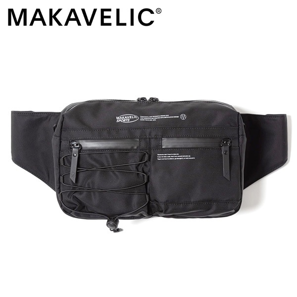 �����٤�Υ٥�ƥ��ա� MAKAVELIC �ޥ���٥�å� SQUAD Active Waist Bag �������ȥХå� �ʥ��顼���֥�å��� 3125-10302