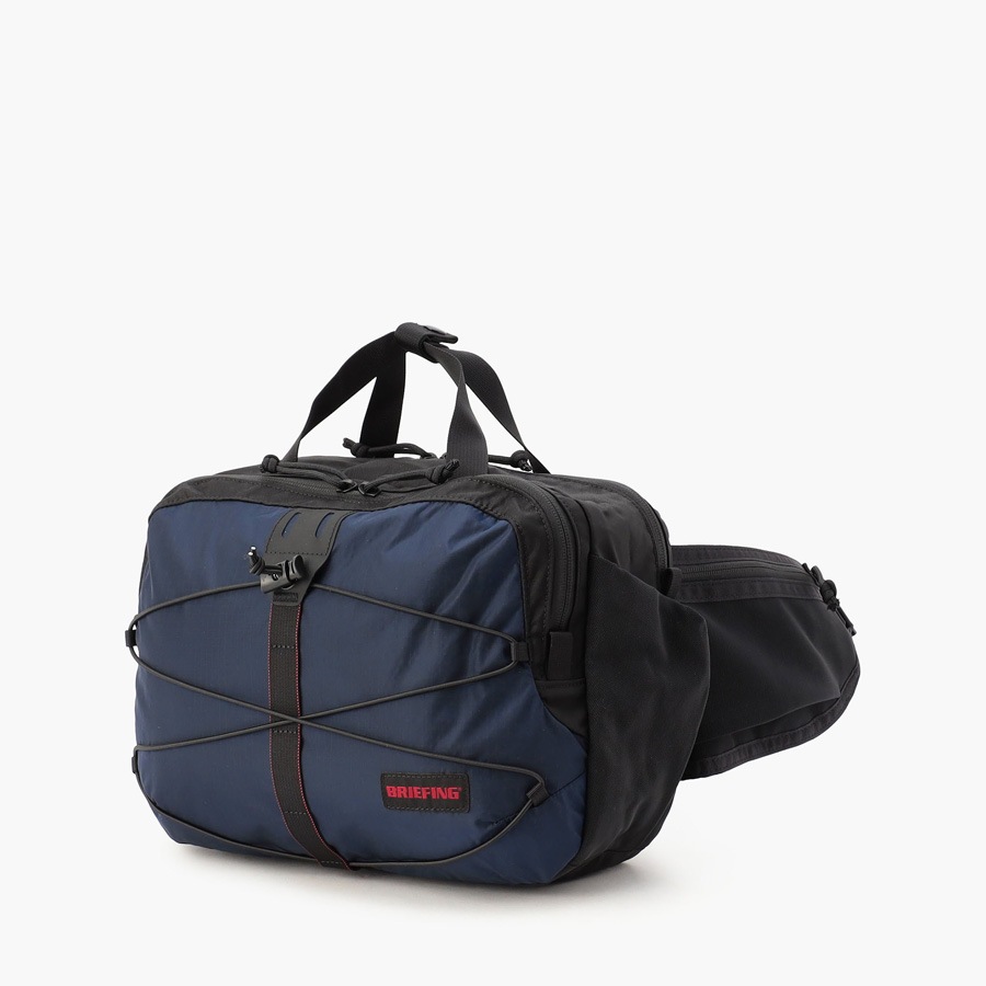 �����٤�Υ٥�ƥ��ա� �֥꡼�ե��� BRIEFING 2WAY�ҥåץѥå� 2WAY HIP PACK �ʥ��顼���֥�å��ߥͥ��ӡ��� BRA251L35