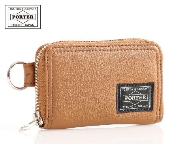 【美品】ポーター PORTER マルチ コインケース レザー キャメル ポーター PORTER マルチ コインケース レザー キャメル 吉田