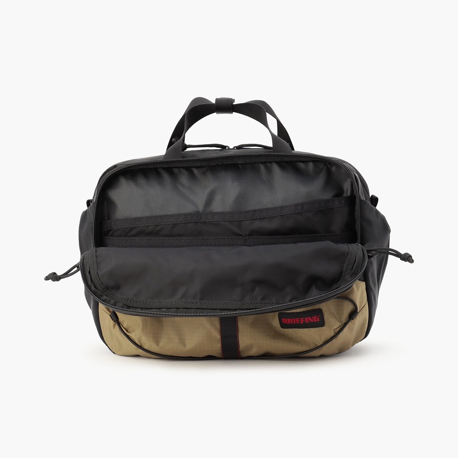 �����٤�Υ٥�ƥ��ա� �֥꡼�ե��� BRIEFING 2WAY�ҥåץѥå� 2WAY HIP PACK �ʥ��顼���֥�å��ߥ١������ BRA251L35