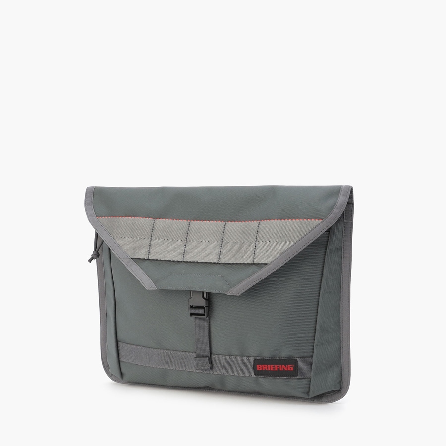 新品未使用　BRIEFING FLIEECE FLAPCAP グレー 選べるノベルティ付】ブリーフィング BRIEFING PCケース BS BOX FLAP