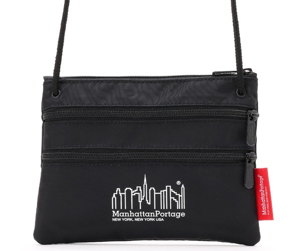 Manhattan Portage �ޥ�ϥå���ݡ��ơ��� �����å��� �ʥ��顼�� �֥�å��� TRIPLEZIPPOUCH
