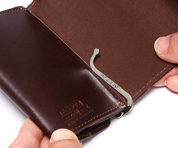 選べるノベルティ付】 AS2OV アッソブ レザー モバイル ウォレット