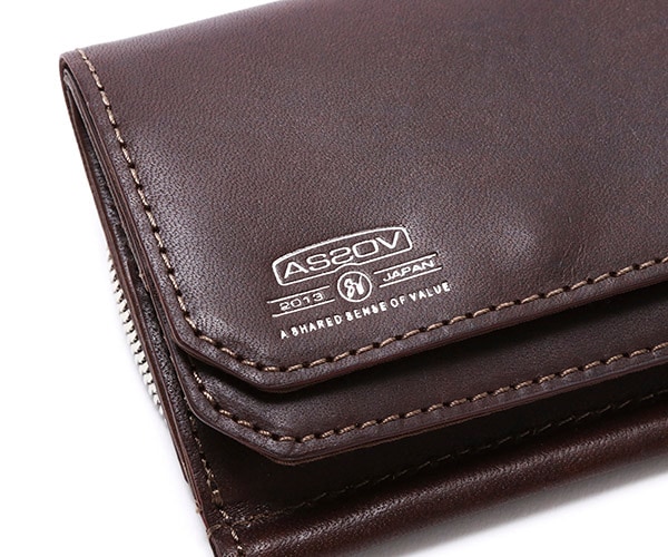 選べるノベルティ付】 AS2OV アッソブ レザー モバイル ウォレット