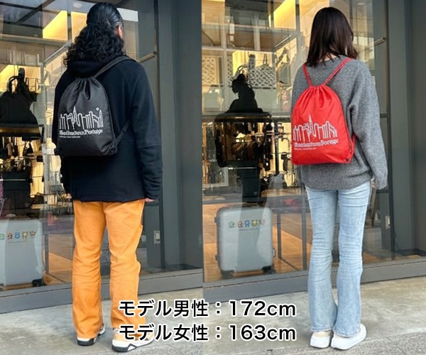 Manhattan Portage �ޥ�ϥå���ݡ��ơ��� �ɥ������ȥ�󥰥Хå��ѥå� �ʥ��顼�� ��åɡ� DRAWSTRINGBAG