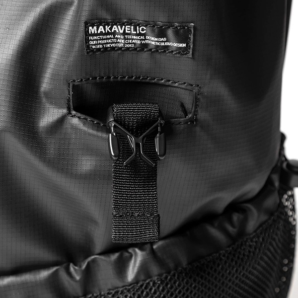 �����٤�Υ٥�ƥ��ա� MAKAVELIC �ޥ���٥�å� RICO Unit Roll Top Mountain Backpack �Хå��ѥå� �ʥ��顼���֥�å��� 3125-10106