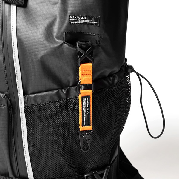 �����٤�Υ٥�ƥ��ա� MAKAVELIC �ޥ���٥�å� RICO Unit Roll Top Mountain Backpack �Хå��ѥå� �ʥ��顼���֥�å��� 3125-10106