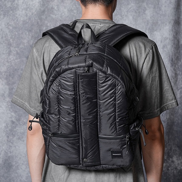 �����٤�Υ٥�ƥ��ա� MAKAVELIC �ޥ���٥�å� ARC DAYPACK �ǥ��ѥå� �ʥ��顼���֥�å��� 3125-10111