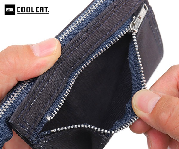 【新品未使用】Porter DUCK ZIP WALLET ネイビー DUCK（PORTER） ポーター ダック ジップウォレット 636-06834