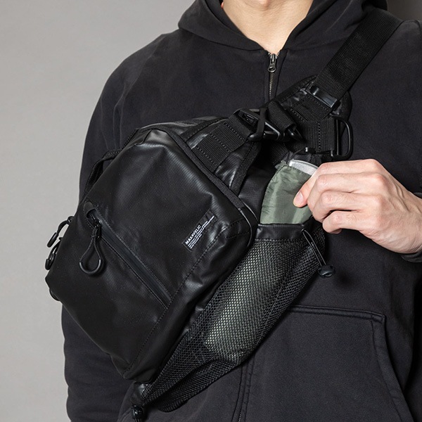 �����٤�Υ٥�ƥ��ա� MAKAVELIC �ޥ���٥�å� RICO Unit 2Way Waist Bag 2WAY�������ȥХå� �ʥ��顼���֥�å��� 3125-10303