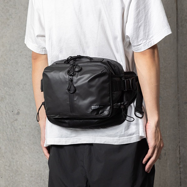 �����٤�Υ٥�ƥ��ա� MAKAVELIC �ޥ���٥�å� RICO Unit 2Way Waist Bag 2WAY�������ȥХå� �ʥ��顼���֥�å��� 3125-10303