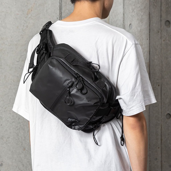 �����٤�Υ٥�ƥ��ա� MAKAVELIC �ޥ���٥�å� RICO Unit 2Way Waist Bag 2WAY�������ȥХå� �ʥ��顼���֥�å��� 3125-10303