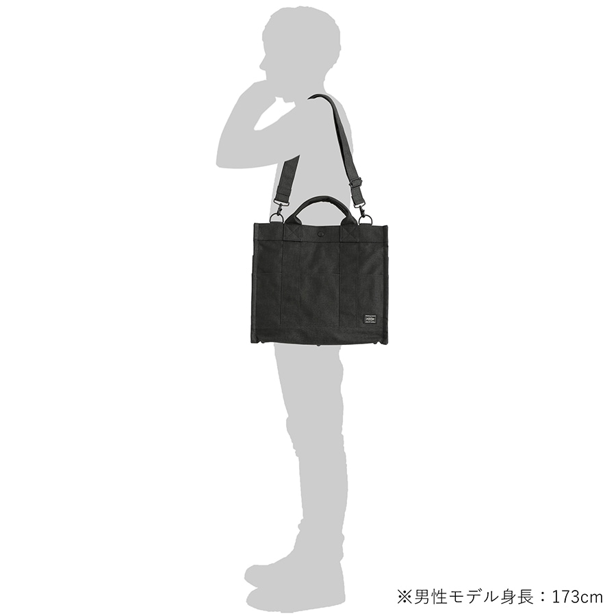 ݡ ⡼ 2WAYȡȥХå 592-27627 PORTER SMOKY 2WAY TOTE BAG ʥ顼֥å