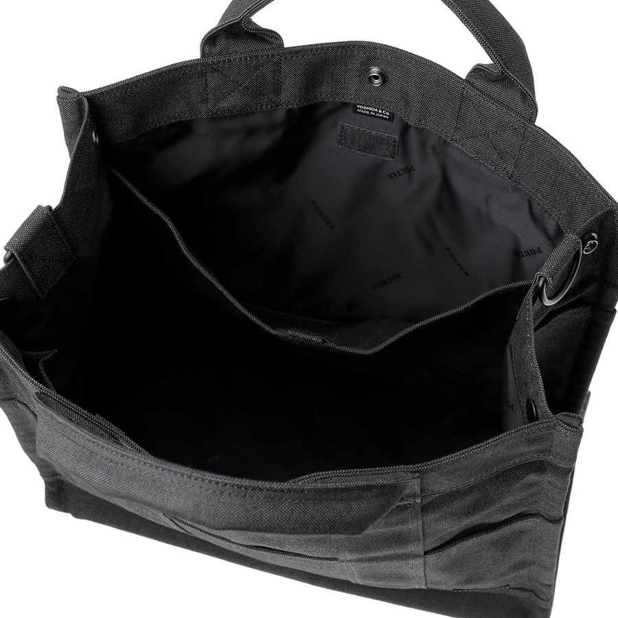 Porter ポーター　スモーキートートバッグ　ブラック SMOKY(スモーキー) 2WAY TOTE BAG | 吉田カバンホームページ