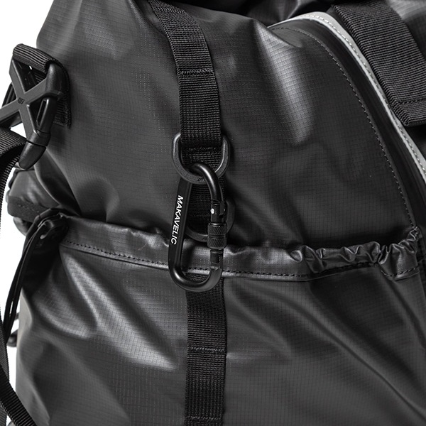 �����٤�Υ٥�ƥ��ա� MAKAVELIC �ޥ���٥�å� RICO Unit 2Way Roll Top Messenger Bag 2WAY��å��󥸥㡼�Хå� �ʥ��顼���֥�å��� 3125-10504