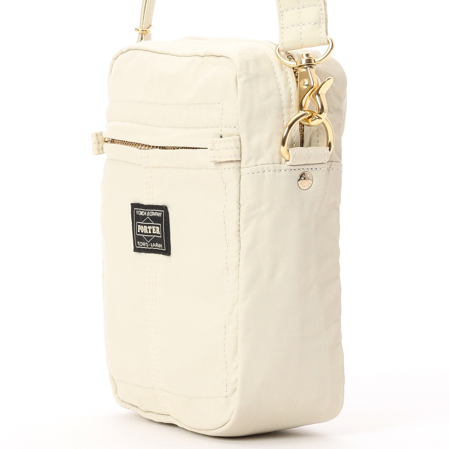 PORTER MILE ショルダーバッグ　オフホワイト【美品】 ポーター マイル ショルダーバッグ 754-15116 （カラー：オフホワイト