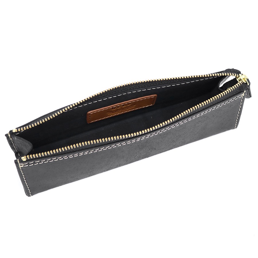 NELD ネルド プエブロレザー ペンケース（カラー：ブラック）AN206