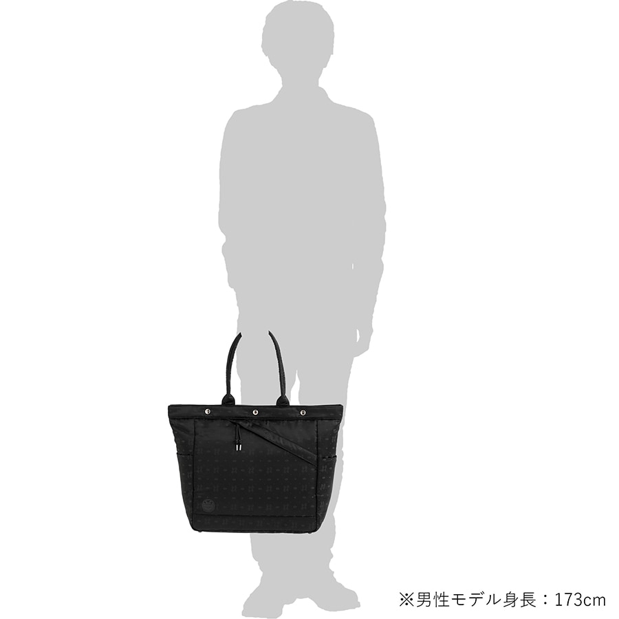POTR モノグラム トートバッグ 998-05481 （カラー：ブラック