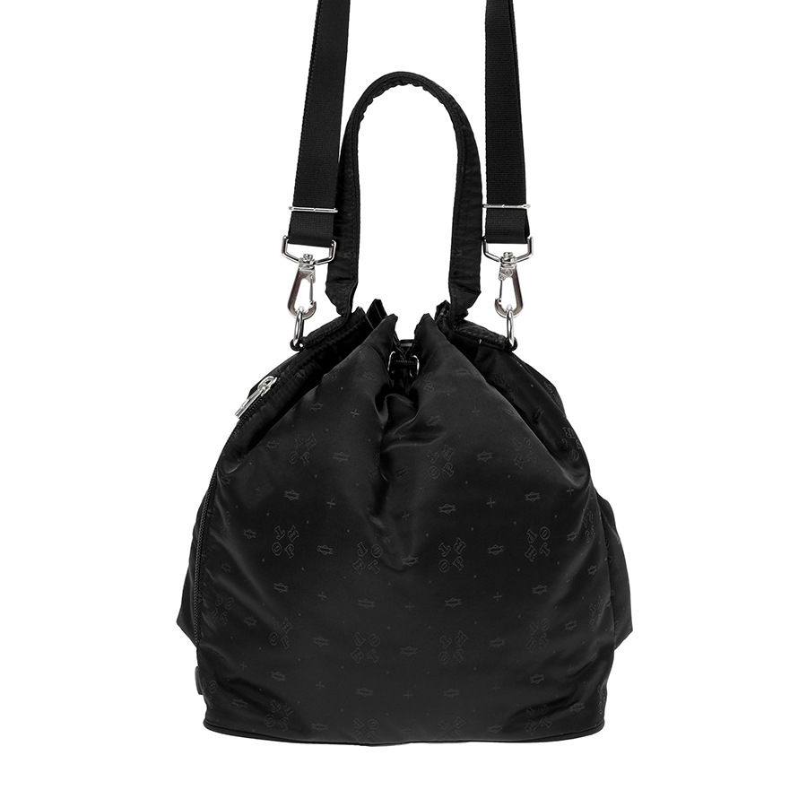 【美品】POTR 吉田カバン　モノグラム 2WAY ツールバッグ　ナイロン　黒 POTR モノグラム 2WAYツールバッグ 998-19526 ツールバッグ