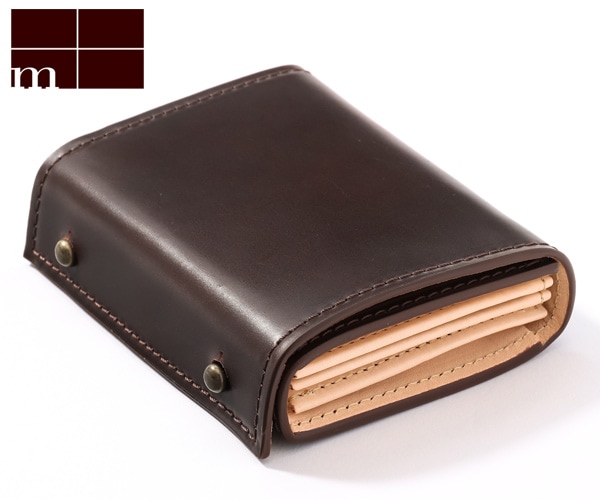 エムピウ m＋ ミッレフォッリエ 2 コードバン 三つ折り財布 ブラック 楽天市場】エムピウ 財布 折り財布 メンズ レディース 二つ折り