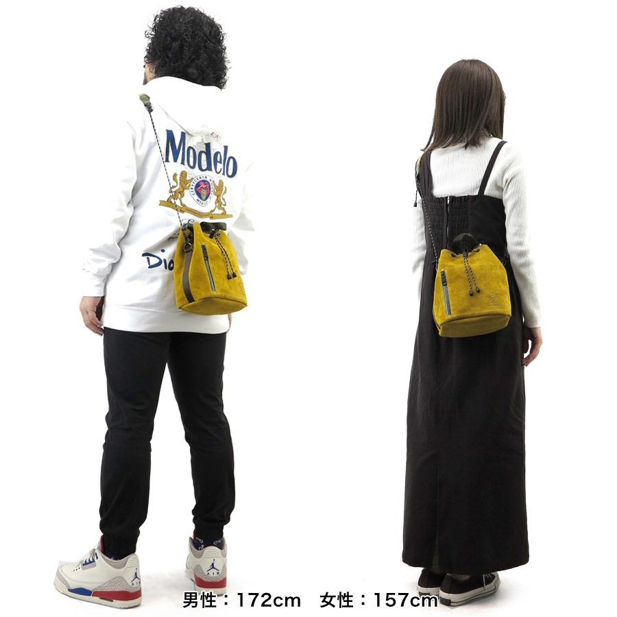 アッソブ ウォータープルーフ スエード ドローストリングバッグ ASSOV AS2OV アッソブ WATER PROOF SUEDE DRAWSTRING BAG 巾着バッグ