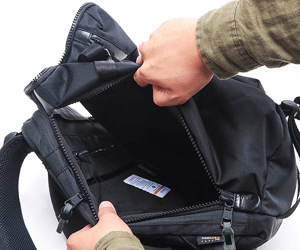 as2ov コーデュラドビー305D ラウンドジップバックパック CORDURA DOBBY 305D BACK PACK/KHAKIコーデュラドビー305D