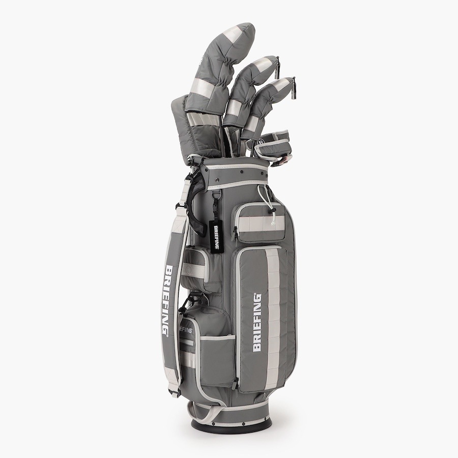 BRIEFING キャディバッグ CR-6 #03 ライトグレー BRIEFING GOLF（ブリーフィングゴルフ） 最大51% 5/3限定