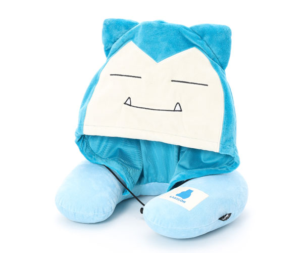 ポケモン フード付ネックピロー （カラー：カビゴン） GW-P315
