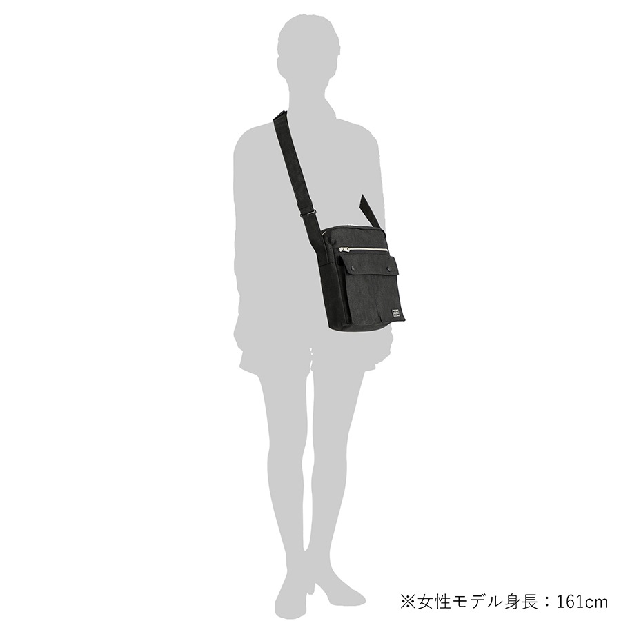 【新品同様】ポーター　PORTER スモーキー　ショルダーバッグ （S）　黒 SMOKY(スモーキー) SHOULDER BAG(S) | 吉田カバンホームページ