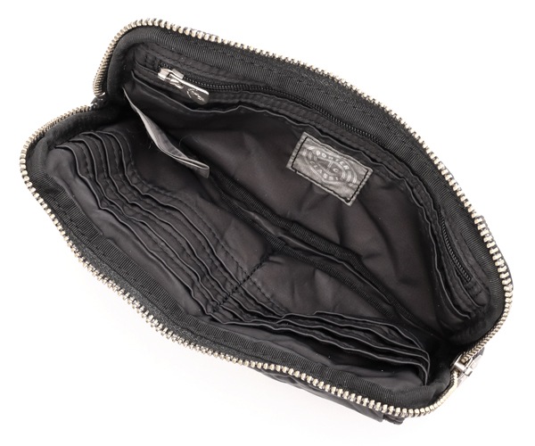 PORTERナイロン収納ポーチ 4個セット 黒 SNACK PACK（PORTER） ポーター スナックパック ポーチ(L)-160