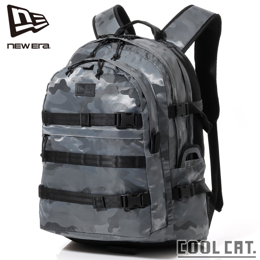 新品 New Era バックパック リュック グレー 袋入り 選べるノベルティ付】 NEW ERA ニューエラ キャリアパック 35L