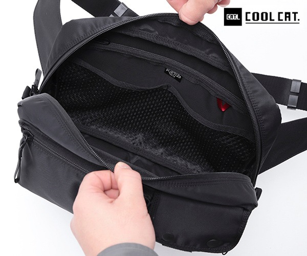 COACH ブラック ウエストバッグ ポーター コンパート ウエストバッグ 538-16167 （カラー：ブラック