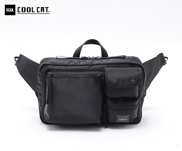 COACH ブラック ウエストバッグ ポーター コンパート ウエストバッグ 538-16167 （カラー：ブラック