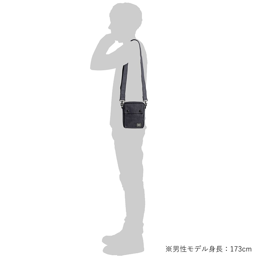 PORTER ポーター スモーキー 2層 ショルダーバッグ ポーター スモーキー バーティカルショルダーバッグ 592-27532
