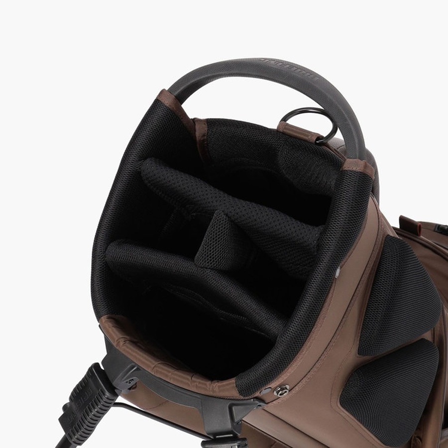 BRIEFING ブラックレザーキャディバッグ 定価25万 BRIEFING ブラックレザーキャディバッグ 定価25万 BRIEFING ブラック