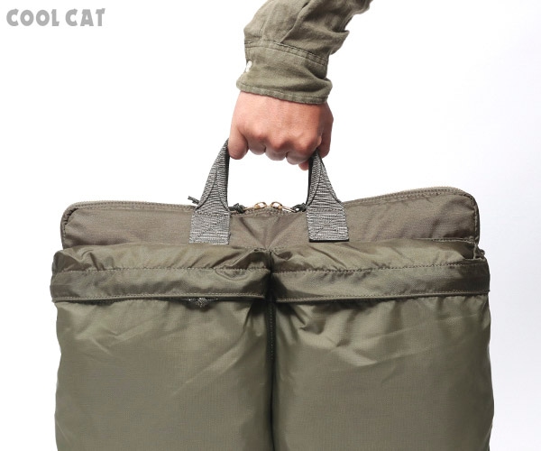PORTER FORCE フォース ヘルメットバッグ 2way オリーブドラブ PORTER FORCE フォース ヘルメットバッグ 2way オリーブドラブ