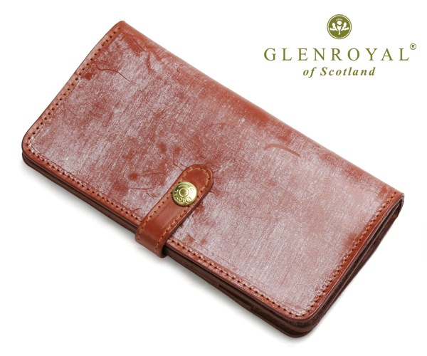 4401 グレンロイヤル 2つ折 長財布 ブライドルレザー 本革 GLENROYAL グレンロイヤル 長財布 ウォレット 小銭入れ付 レザー