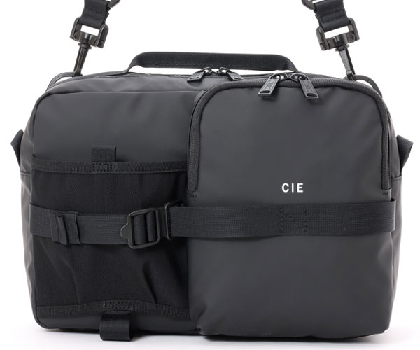 選べるノベルティ付】 CIE シー グリッド3 ボトルショルダーバッグ L