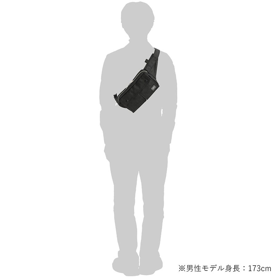 ✨未使用級✨ポーター　スモーキー　ボディバッグ　ウエストバッグ 新品未使用級品】スモーキー SMOKY ポーター ボディバッグ