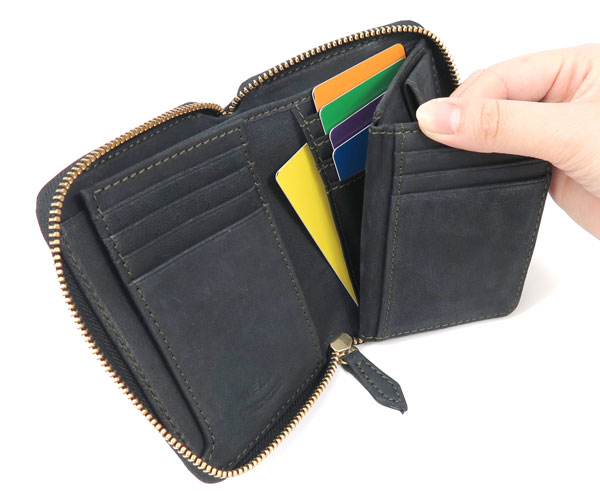 ダータン財布 選べるノベルティ付】 NELD ネルド ラクダレザー ラウンドミドル財布