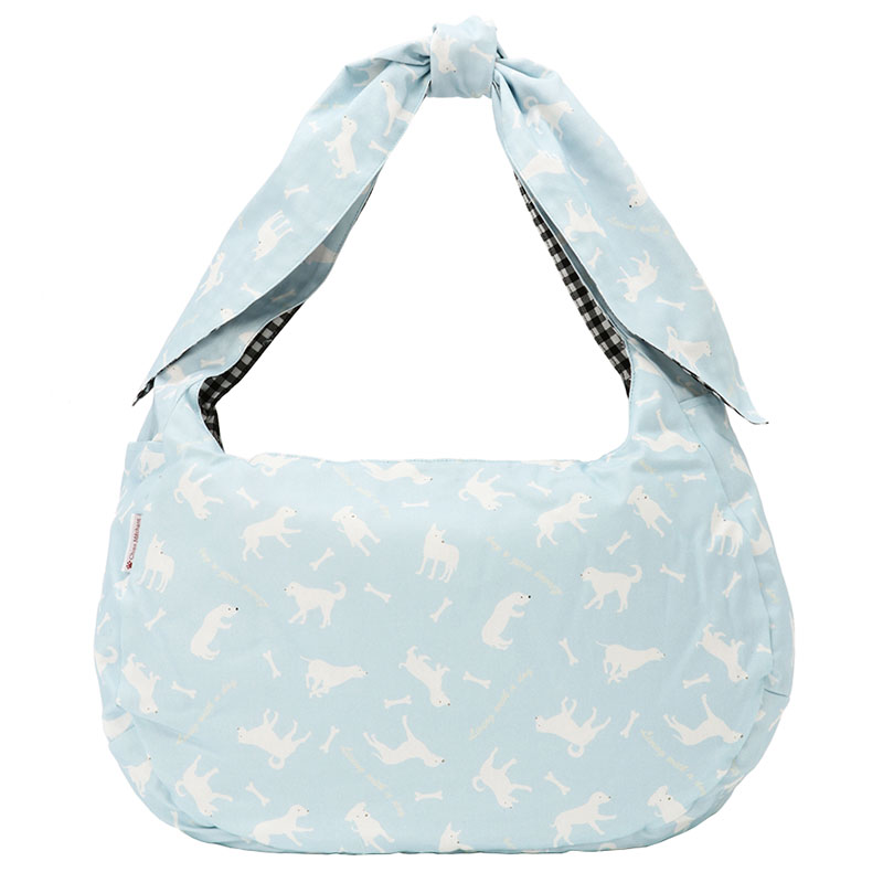 だっこキャリーバッグ（リバーシブル） ライトブルードッグ