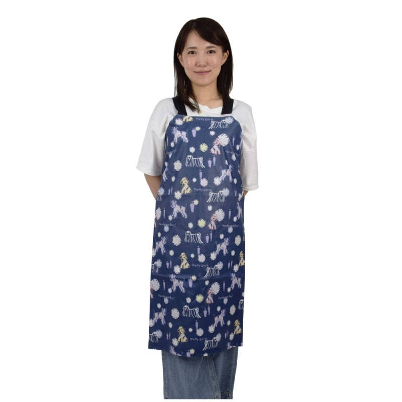 トリミング防水エプロン　バックルタイプ　ハンサムボーイ