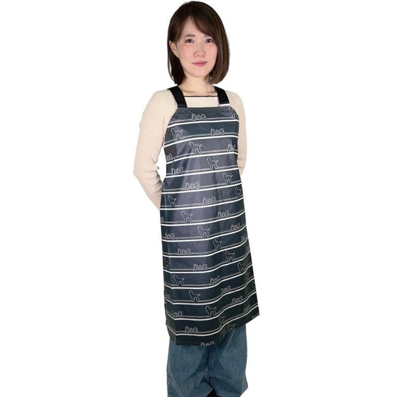 トリミング防水エプロン　バックルタイプ　ドッグボーダー